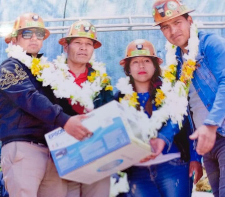 FEDECOMIN LA PAZ presente en aniversario XVIII de la Cooperativa Minera «8 de Enero Koyuma» R.L.