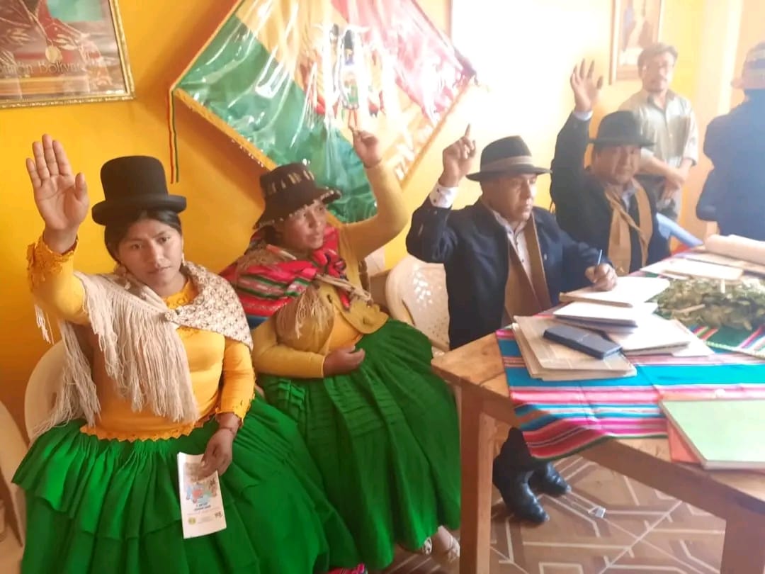 AJAM realizó una reunión en la comunidad Churiacachi en el marco de la Consulta Previa