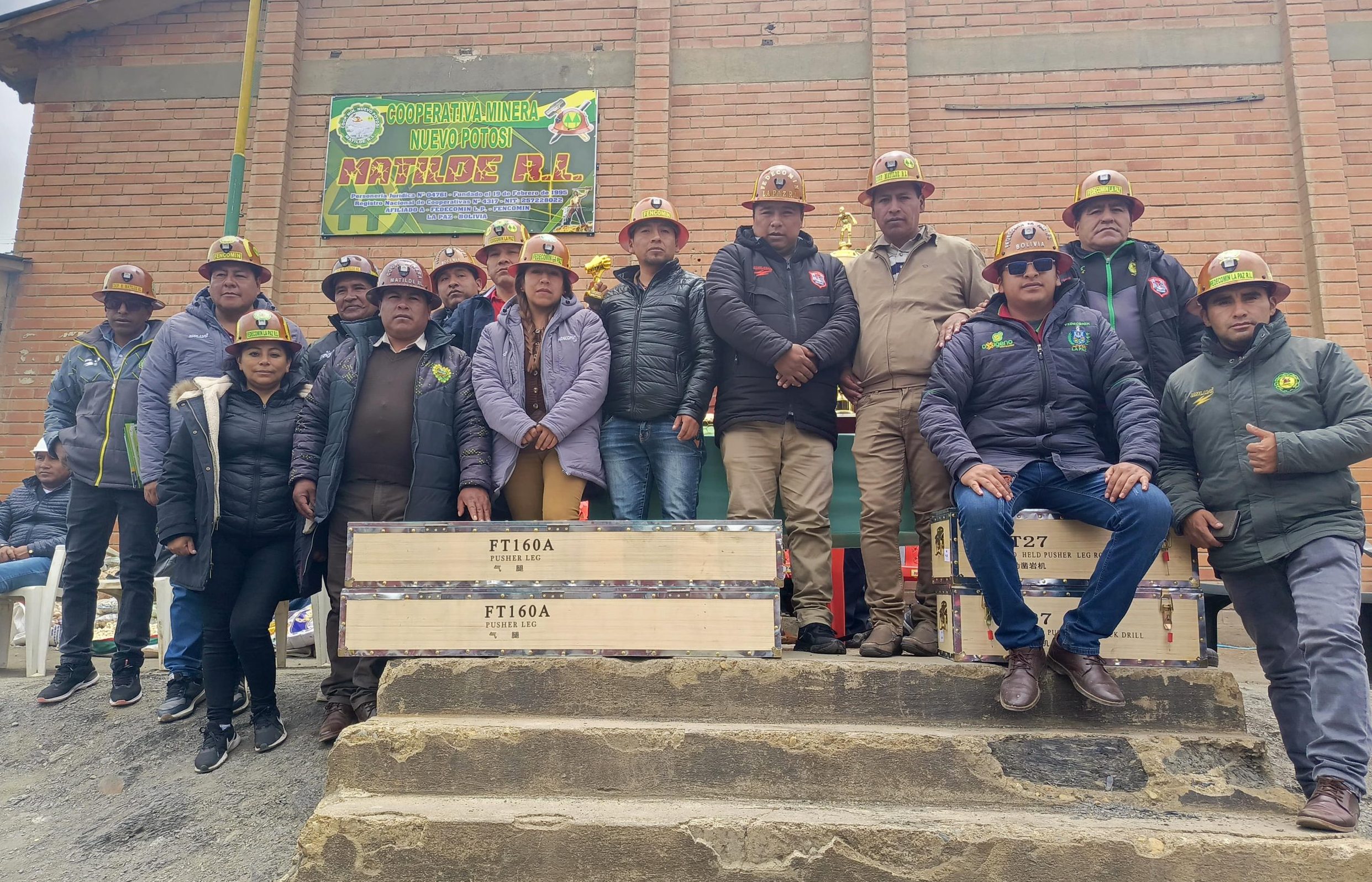 La Cooperativa Minera «Nuevo Potosí Matilde» R.L. festejó sus XXXV años de vida institucional