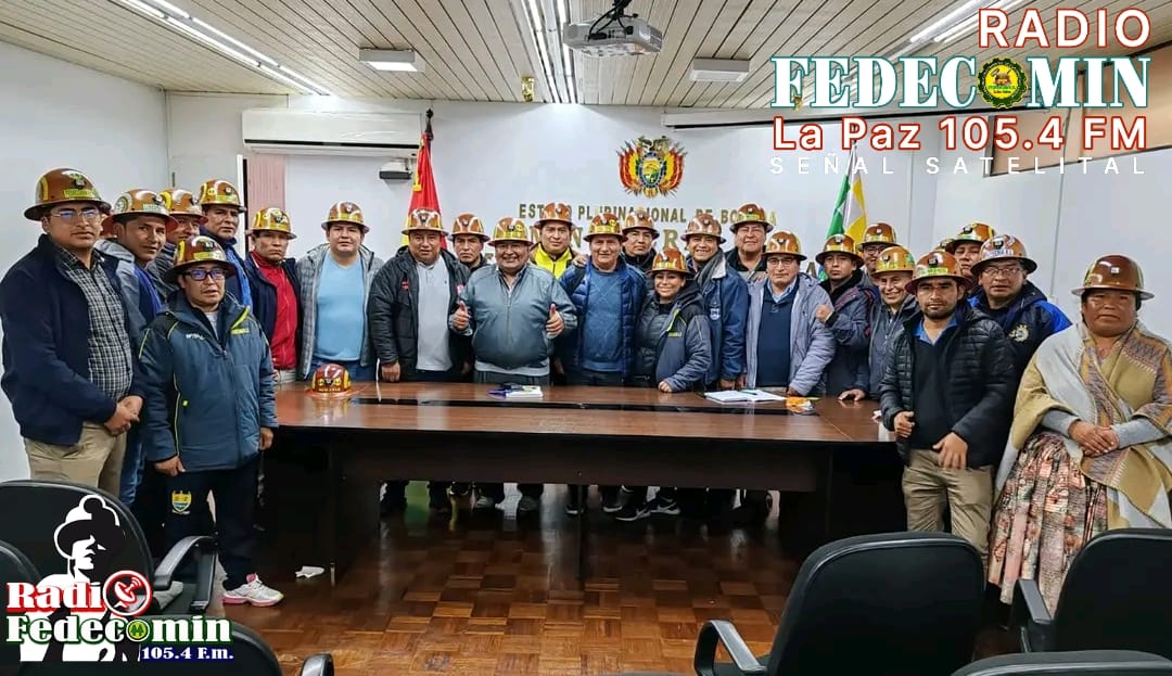 FEDECOMIN LA PAZ R.L. se reunió con el Ministro de Minería y Metalurgia